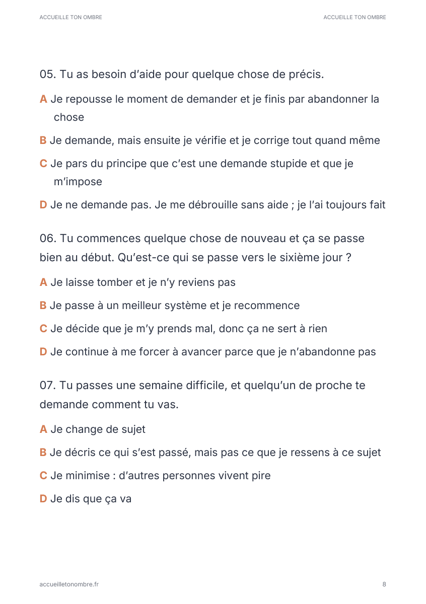 Une page du livre : Une journée du protocole